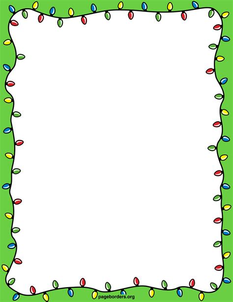 Holiday border clip art - Here are a couple of steps to achieve the perfect Christmas border template using Google Docs: Open your browser and type in “Google Docs”. Click on a new or “blank” page. Click on “format” and “paragraph and styles”, and click “borders and shading”. Choose the width and thickness of your border. 